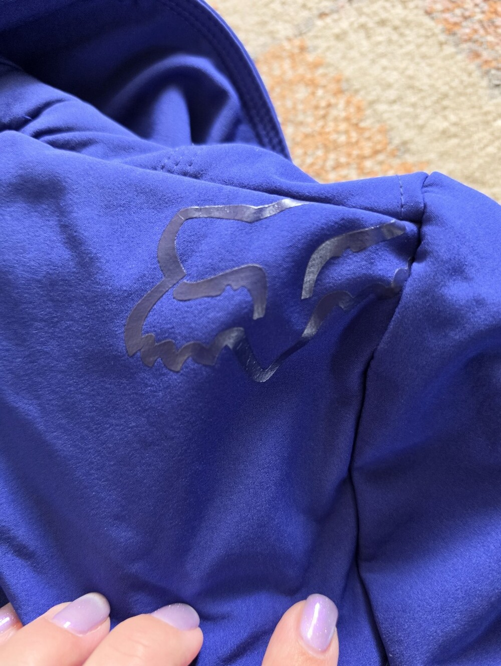 🦊 Fox Racing Women's Blue Softshell Zip Jacket Size Medium - Picture 2 of 6